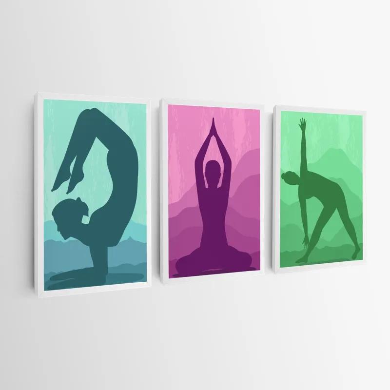 Tablou Multicanvas Yoga Set mockup 0