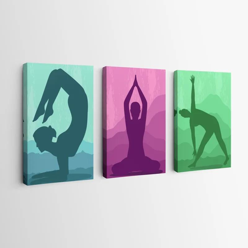Tablou Multicanvas Yoga Set mockup 0