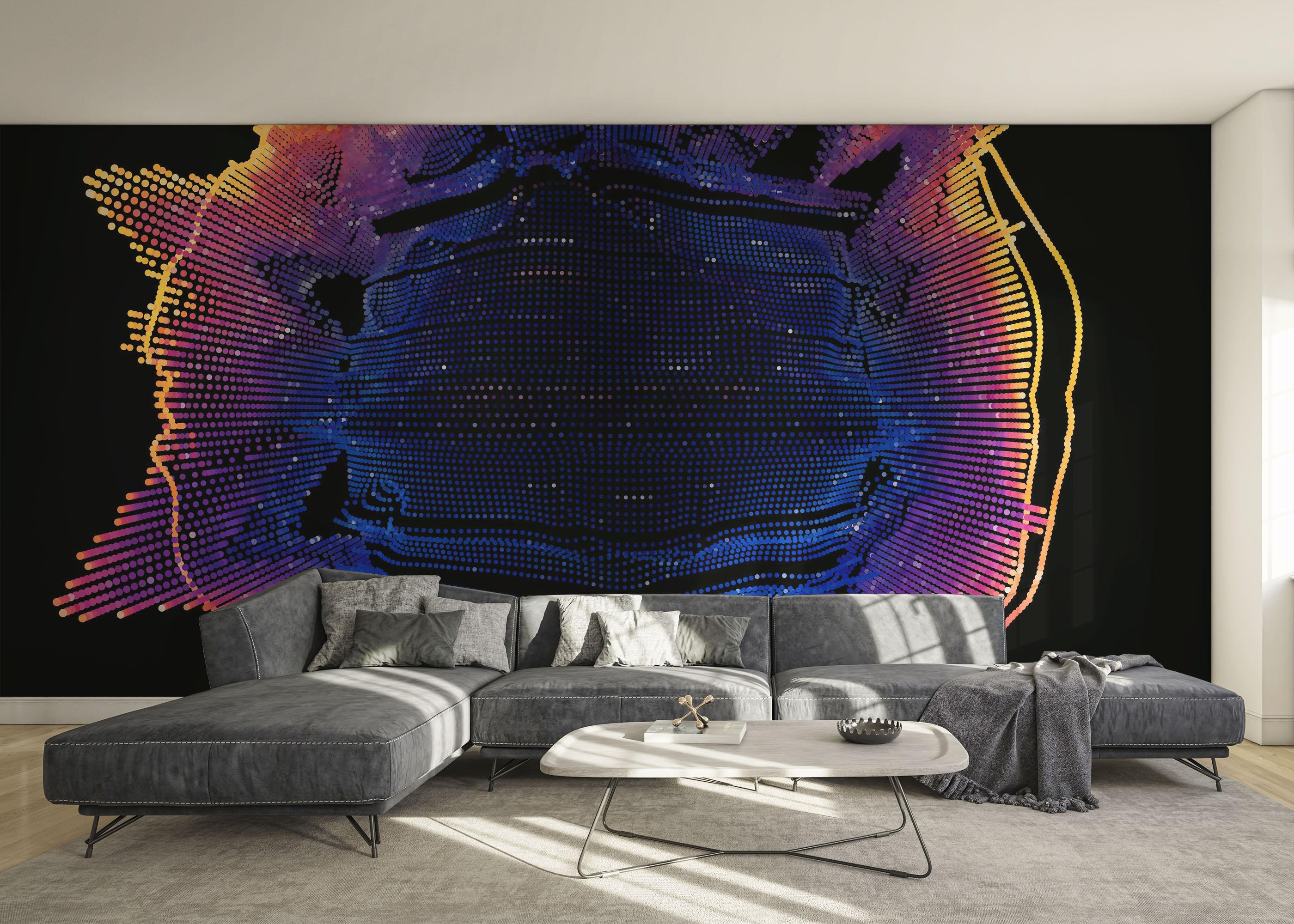 Fototapet Colorful 3d Ball mockup 0