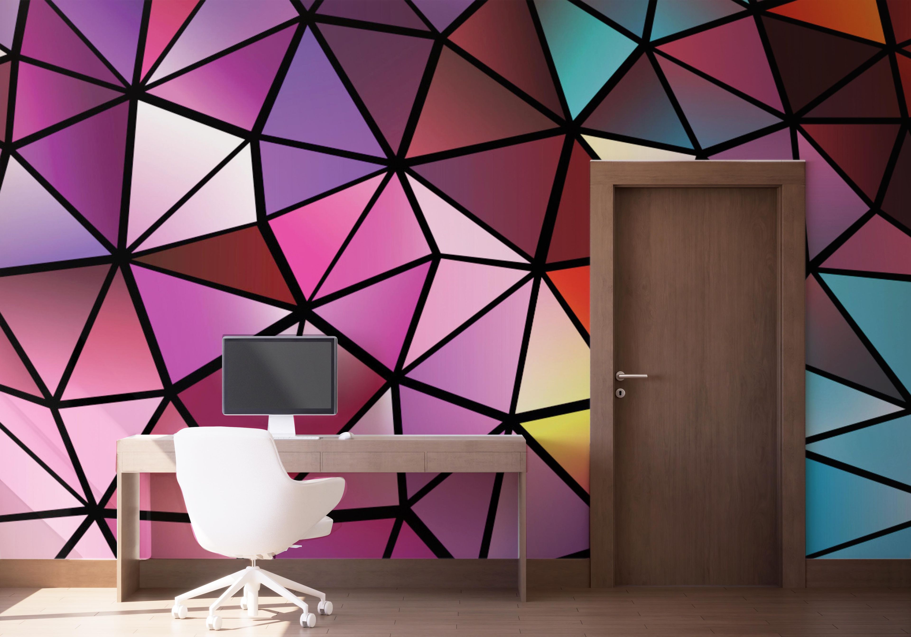 Abstract Mosaic Triangle mockup 1