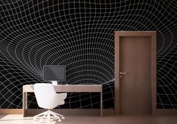 Black 3d Hole Line mockup 1