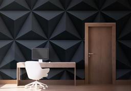 Black 3d Triangle mockup 1