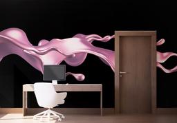 Cool Pink Floating Liquid mockup 1