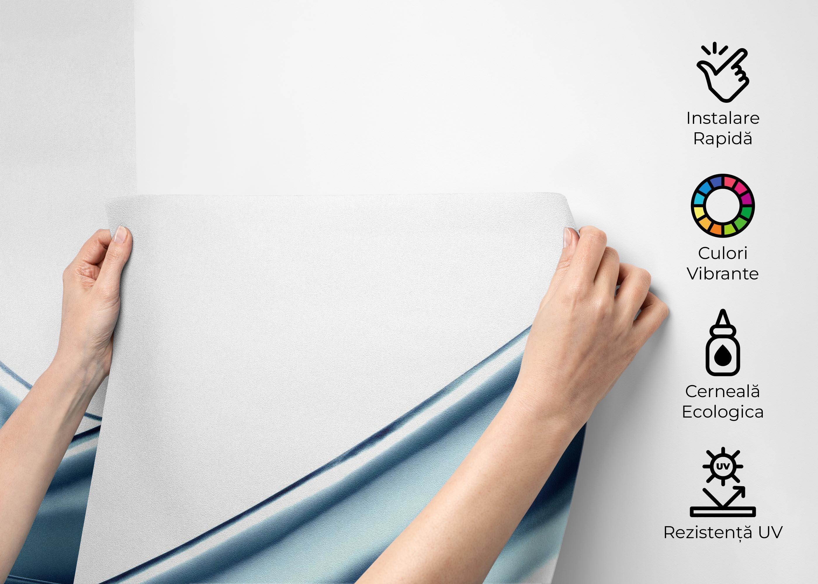 Fototapet Clear Blue Liquid mockup 2