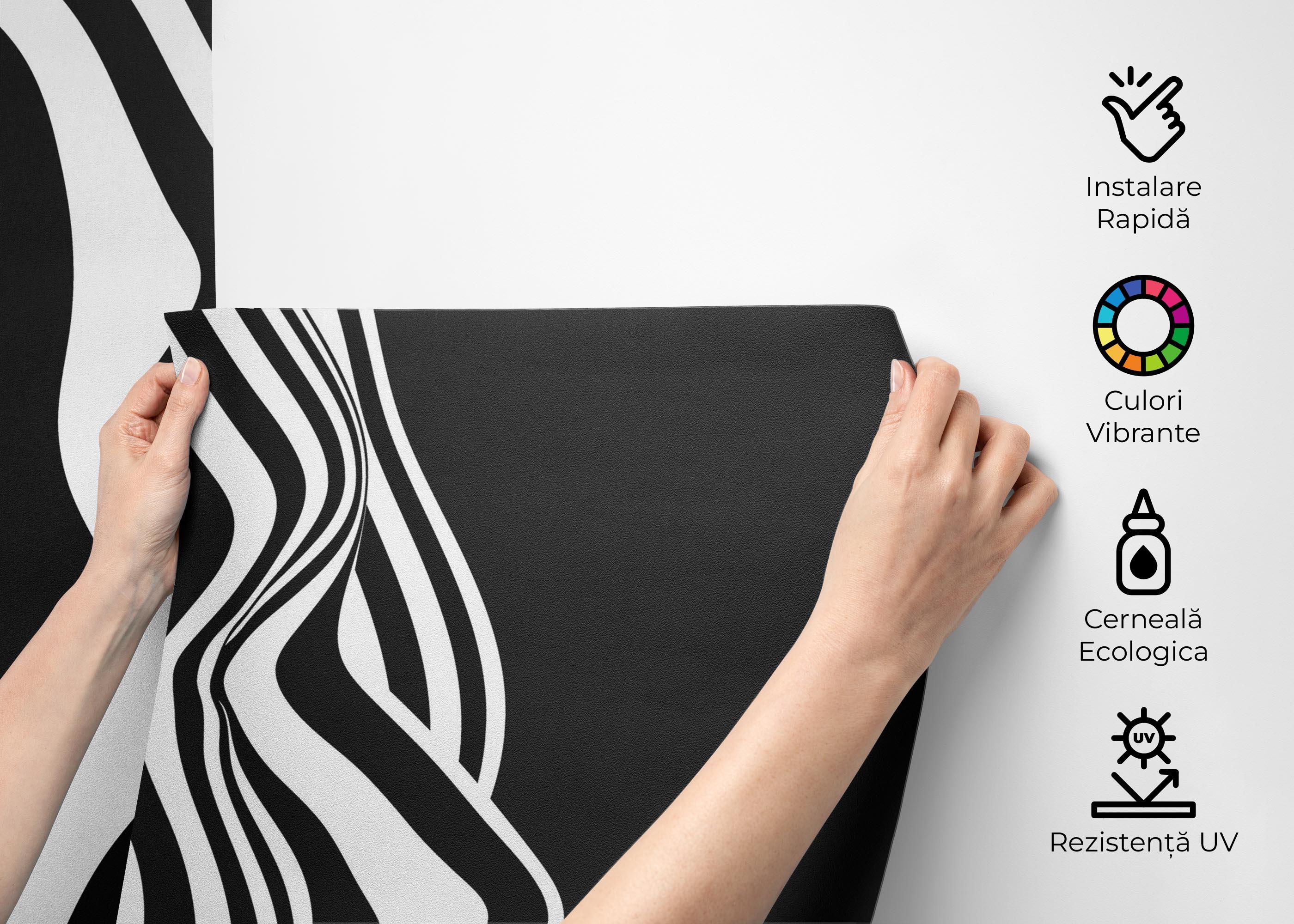 Fototapet Face 3d Line mockup 2