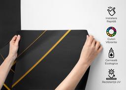 Volumetric Yellow Cubes mockup 2