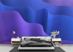 Blue 3d Paper mockup 3