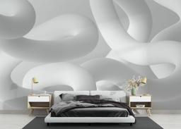 White Grey 3d Line mockup 3