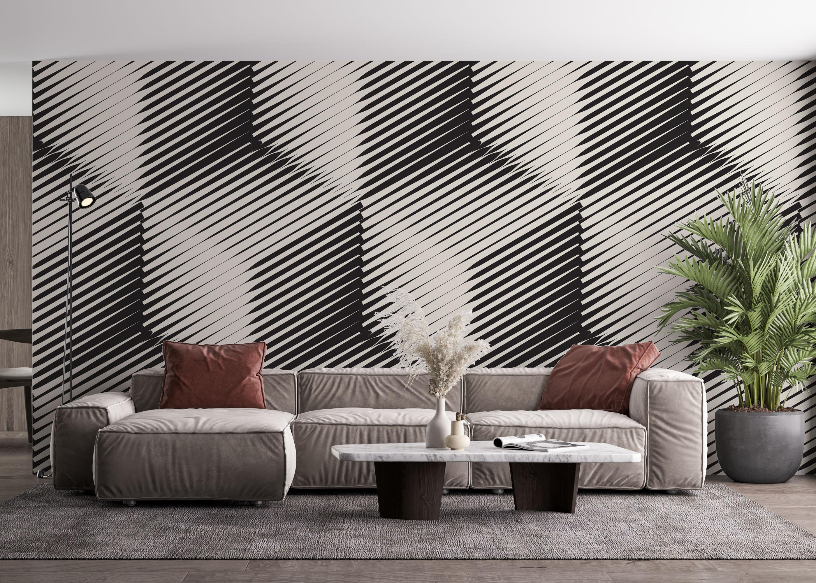 Fototapet Sharp Line Square mockup 4