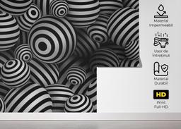 Black White 3d Balls mockup 5