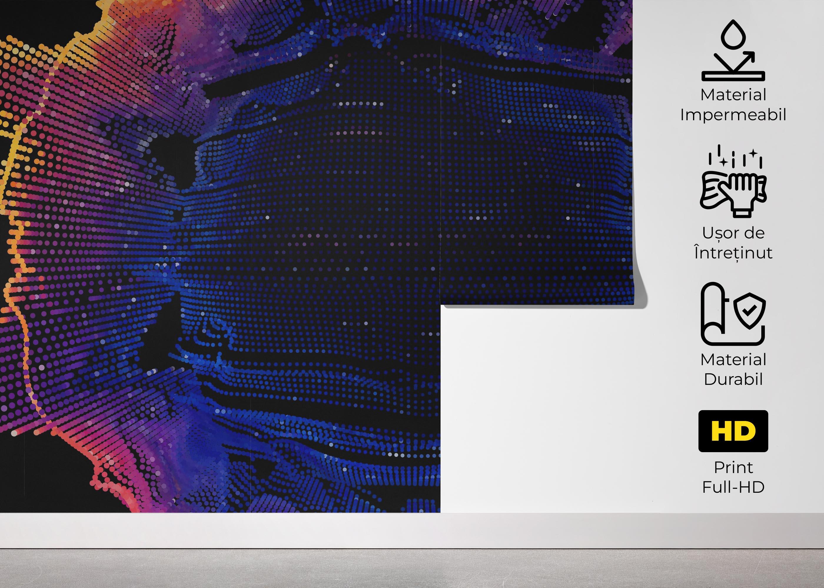 Fototapet Colorful 3d Ball mockup 5