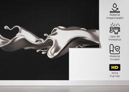 Elegant Silver Liquid mockup 5