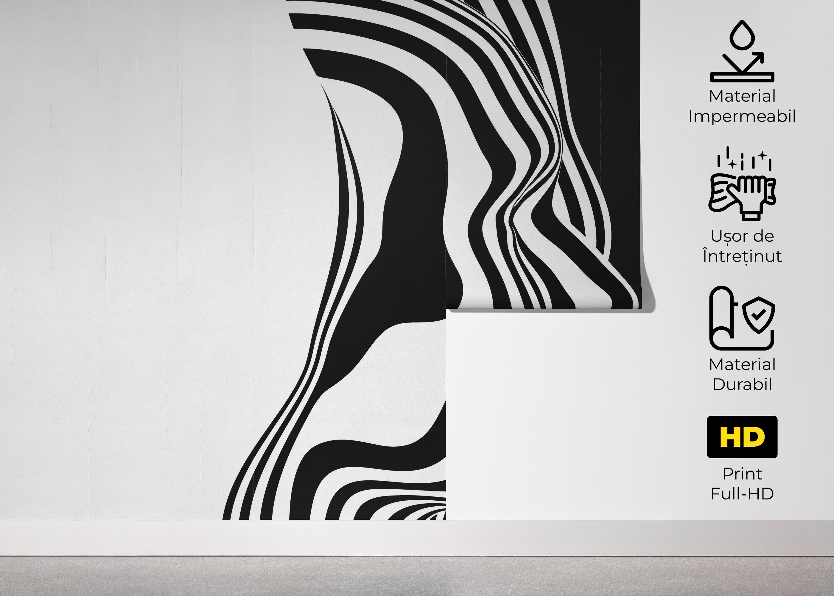 Fototapet Face 3d Line mockup 5