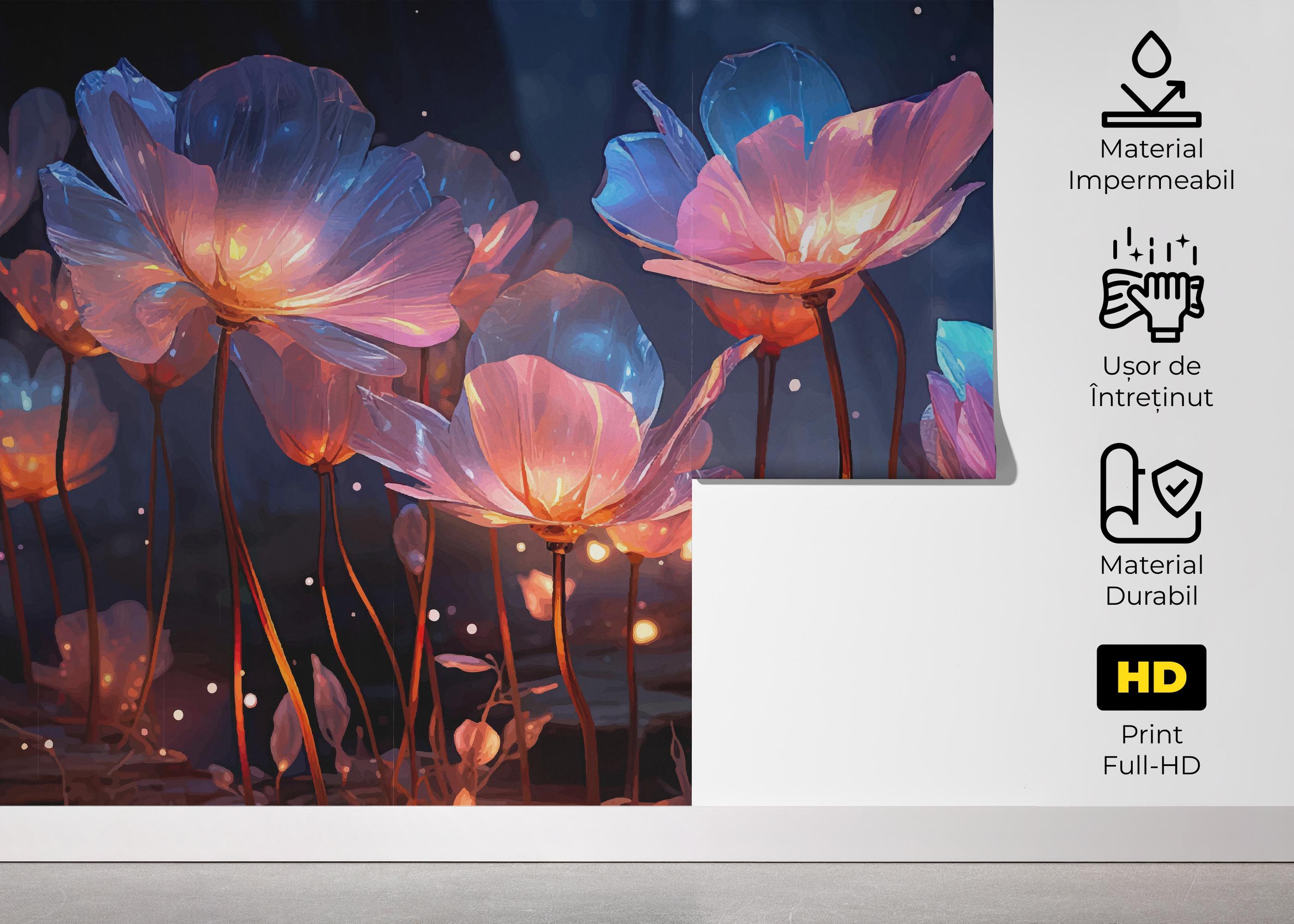 Flower 3d Glow mockup 5