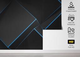 Volumetric Blue Cubes mockup 5