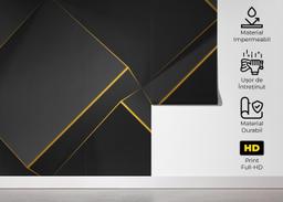 Volumetric Yellow Cubes mockup 5