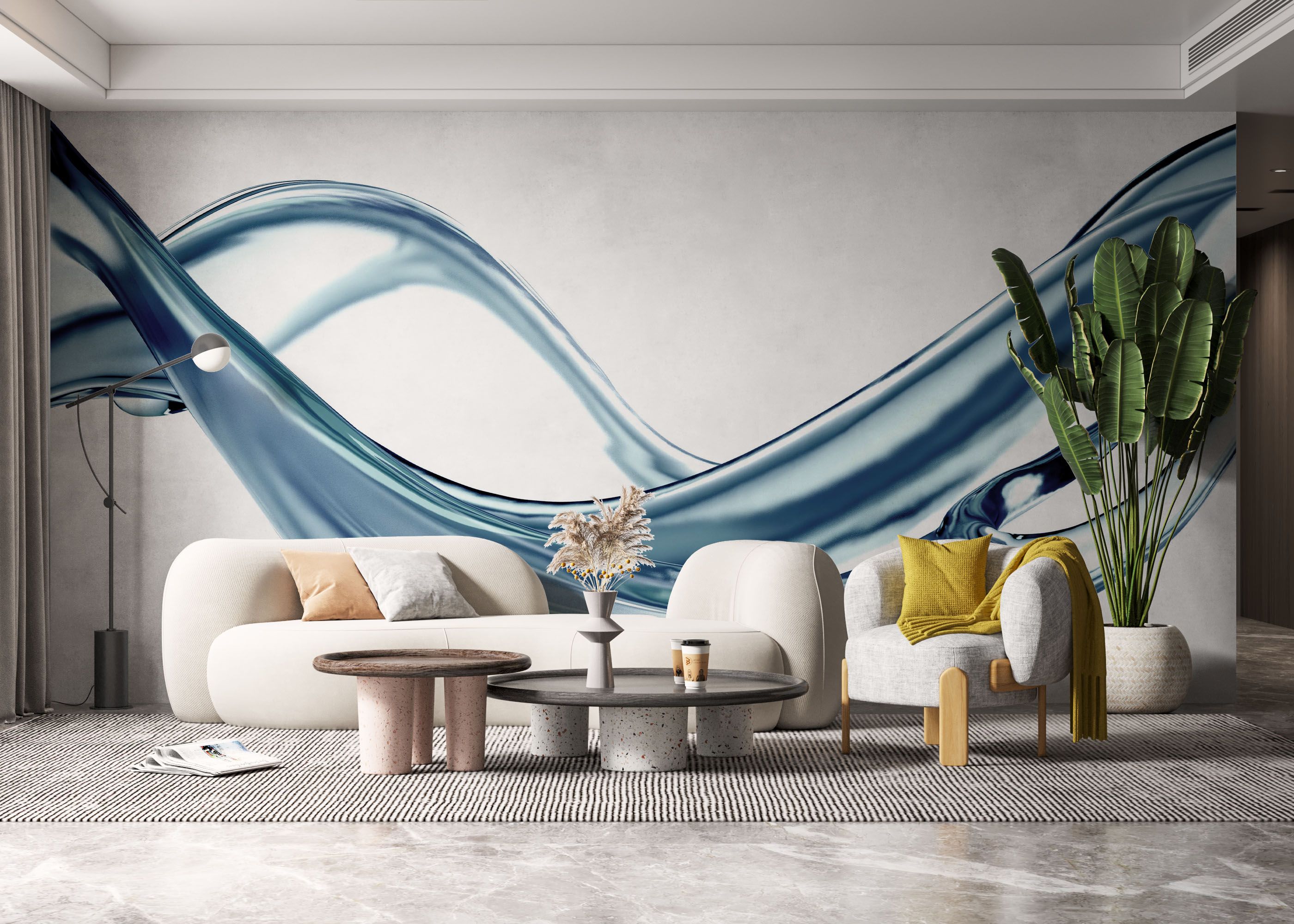 Clear Blue Liquid mockup 6