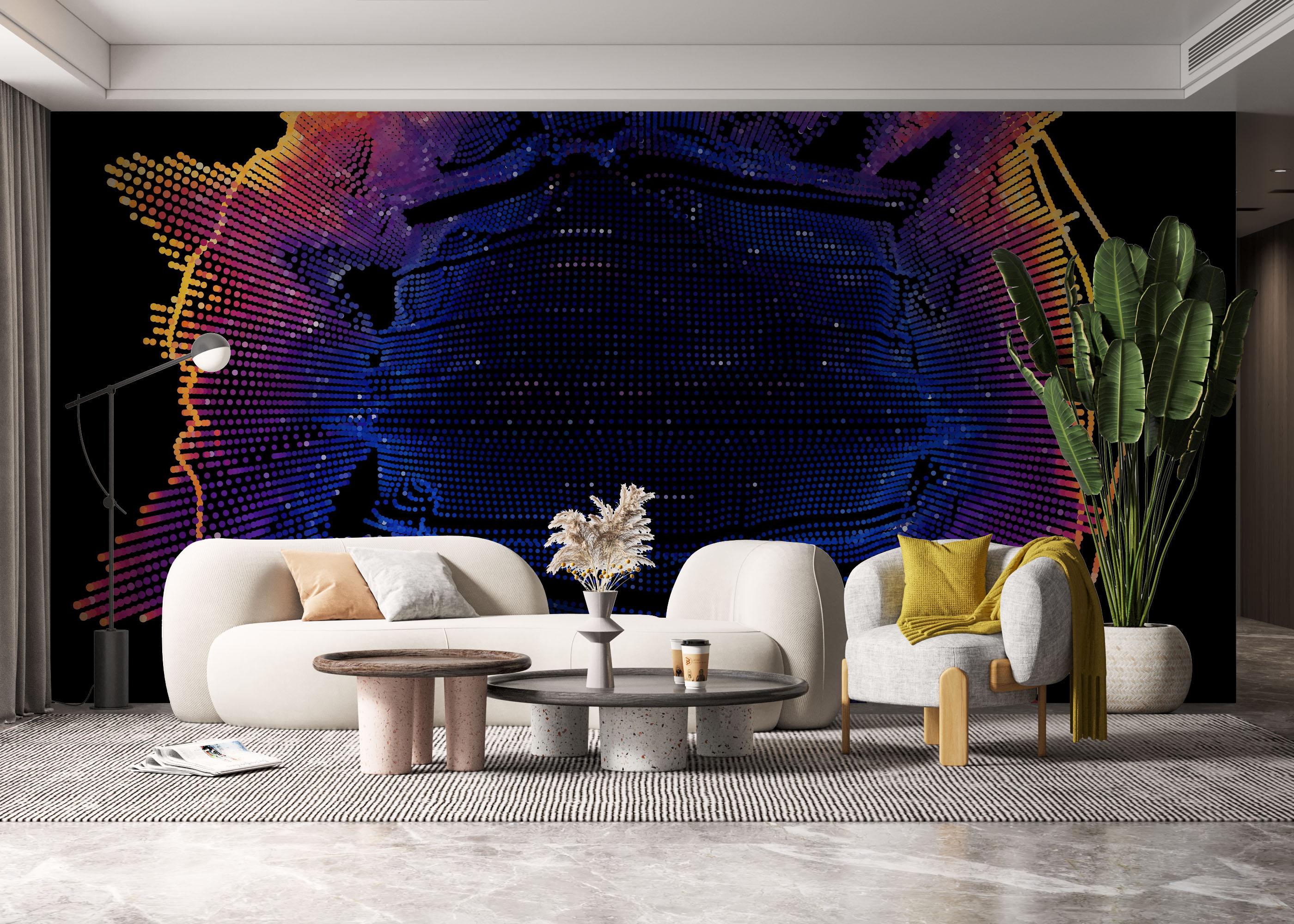 Fototapet Colorful 3d Ball mockup 6