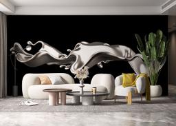 Elegant Silver Liquid mockup 6