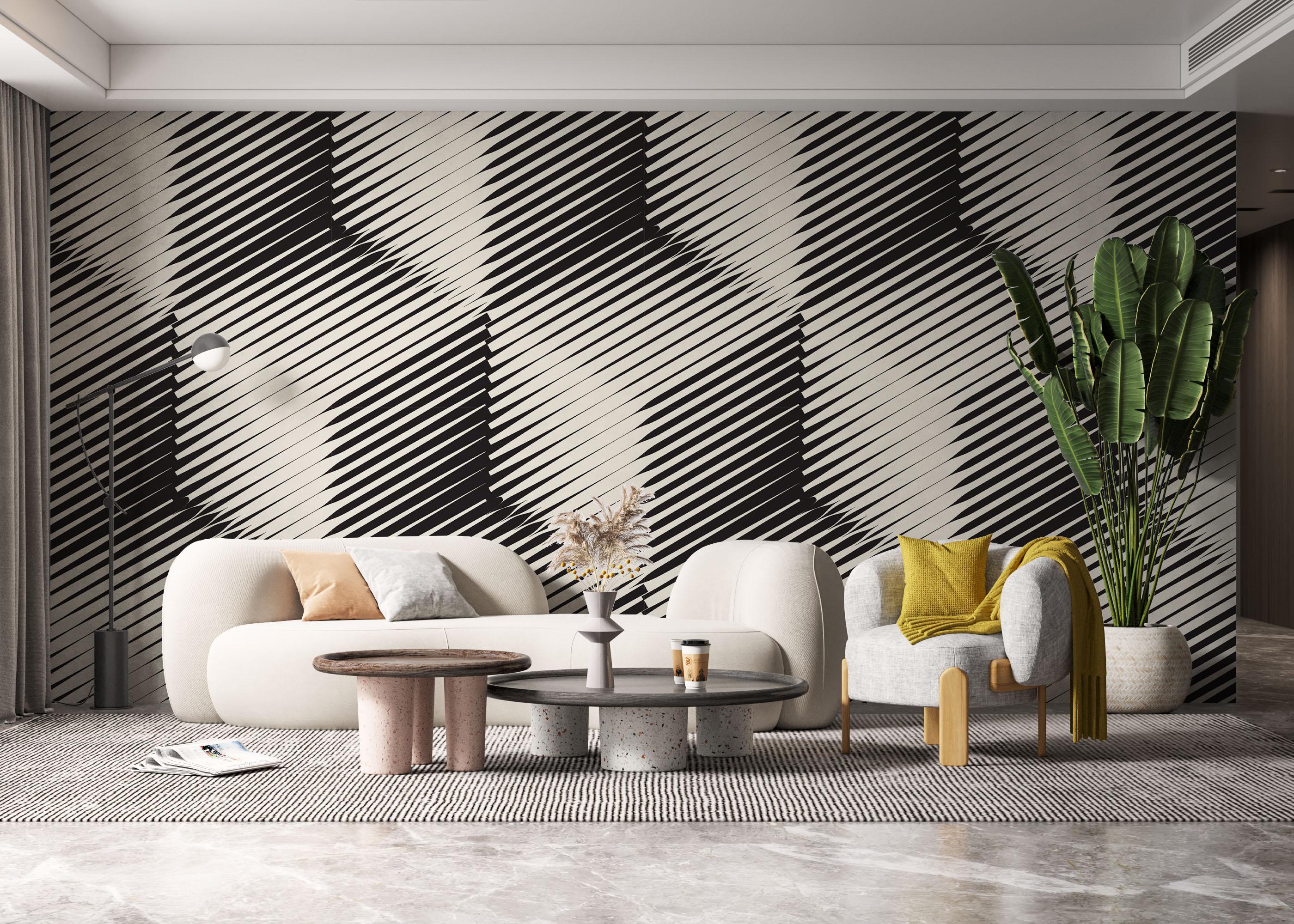 Fototapet Sharp Line Square mockup 6