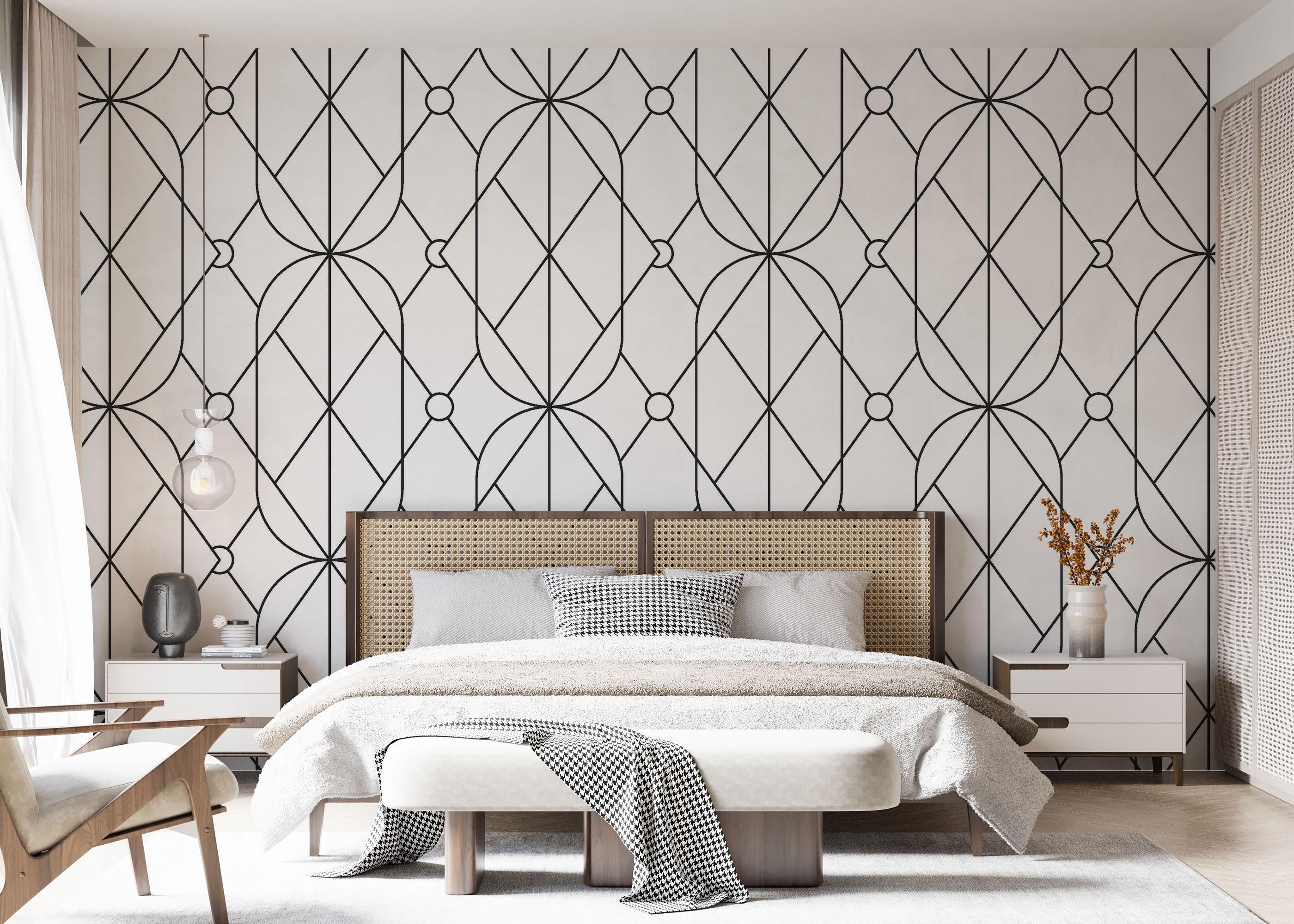 Fototapet Diamond Pattern mockup 7