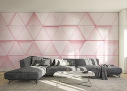 Pink 3d Triangle mockup 0