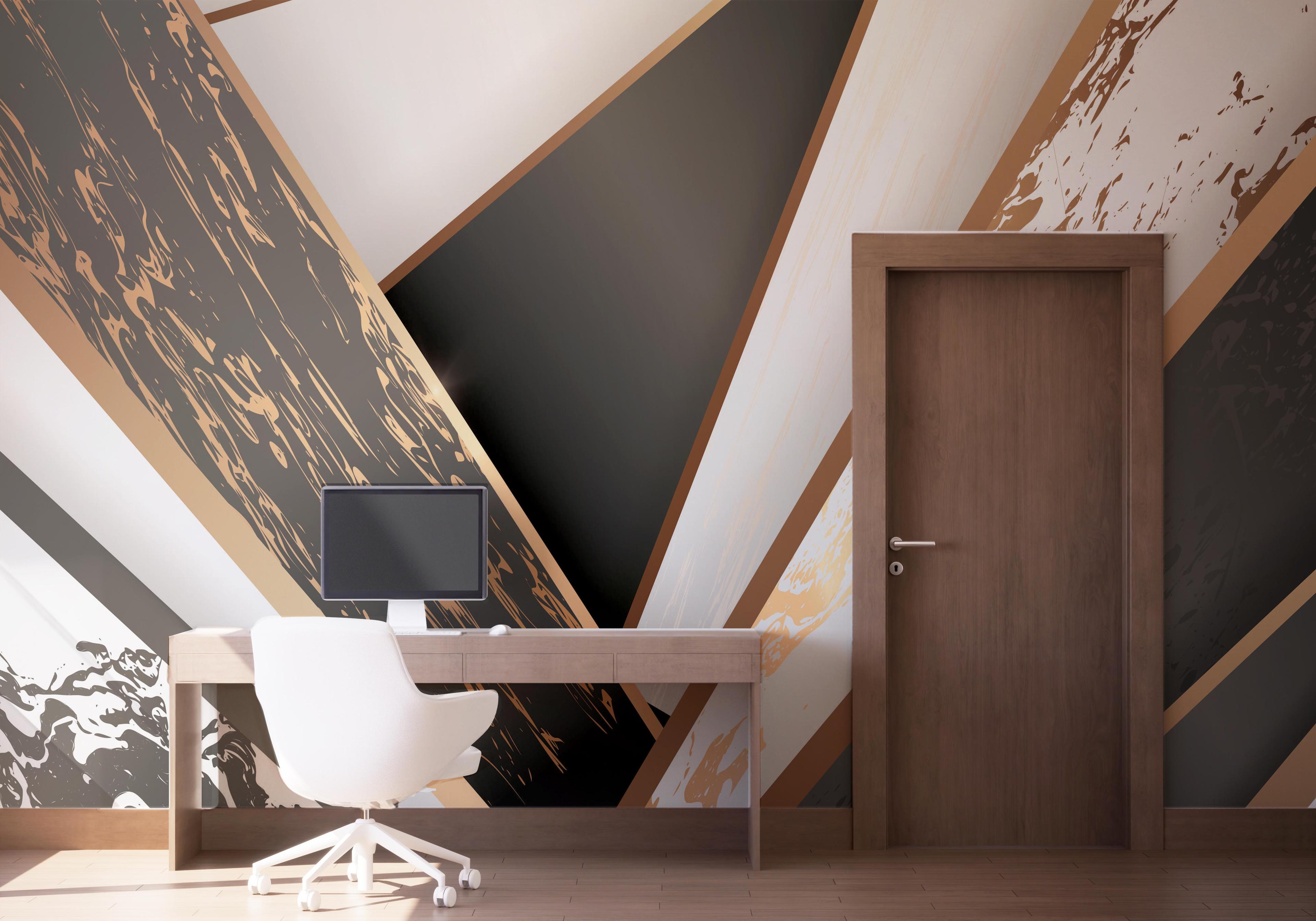 Fototapet Dynamic Lines mockup 1