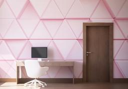 Pink 3d Triangle mockup 1