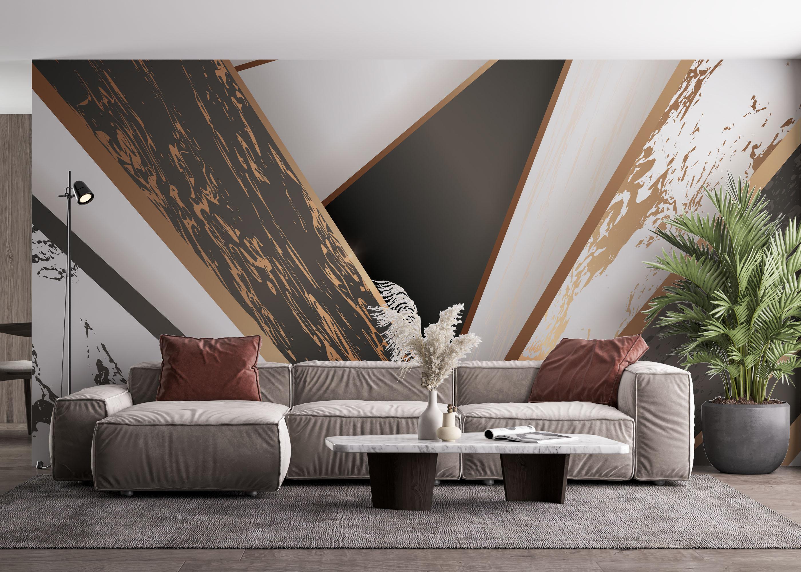 Fototapet Dynamic Lines mockup 4