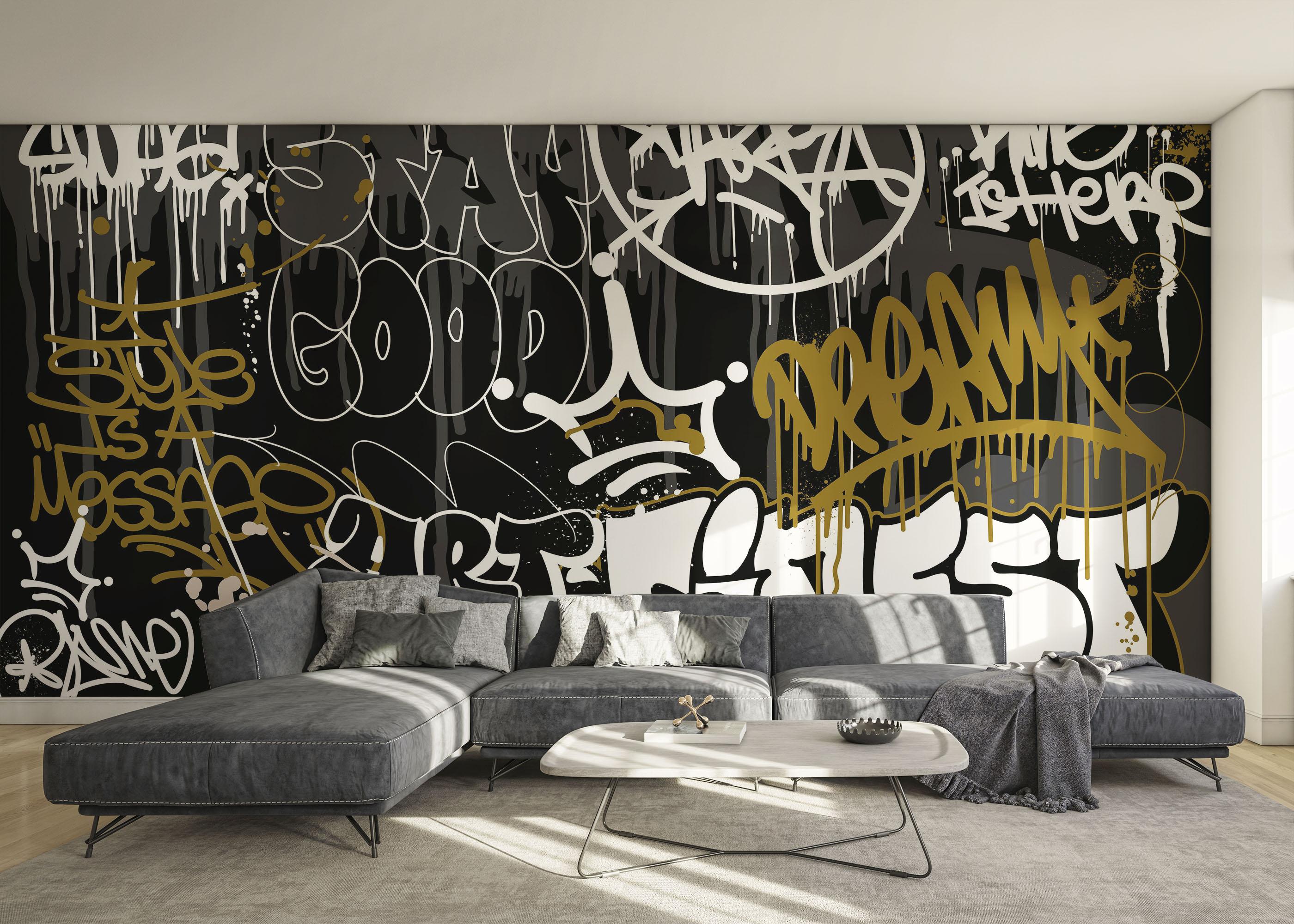 Fototapet Finest Graffiti mockup 0