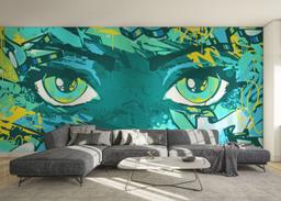 Graffiti Green Eyes mockup 0