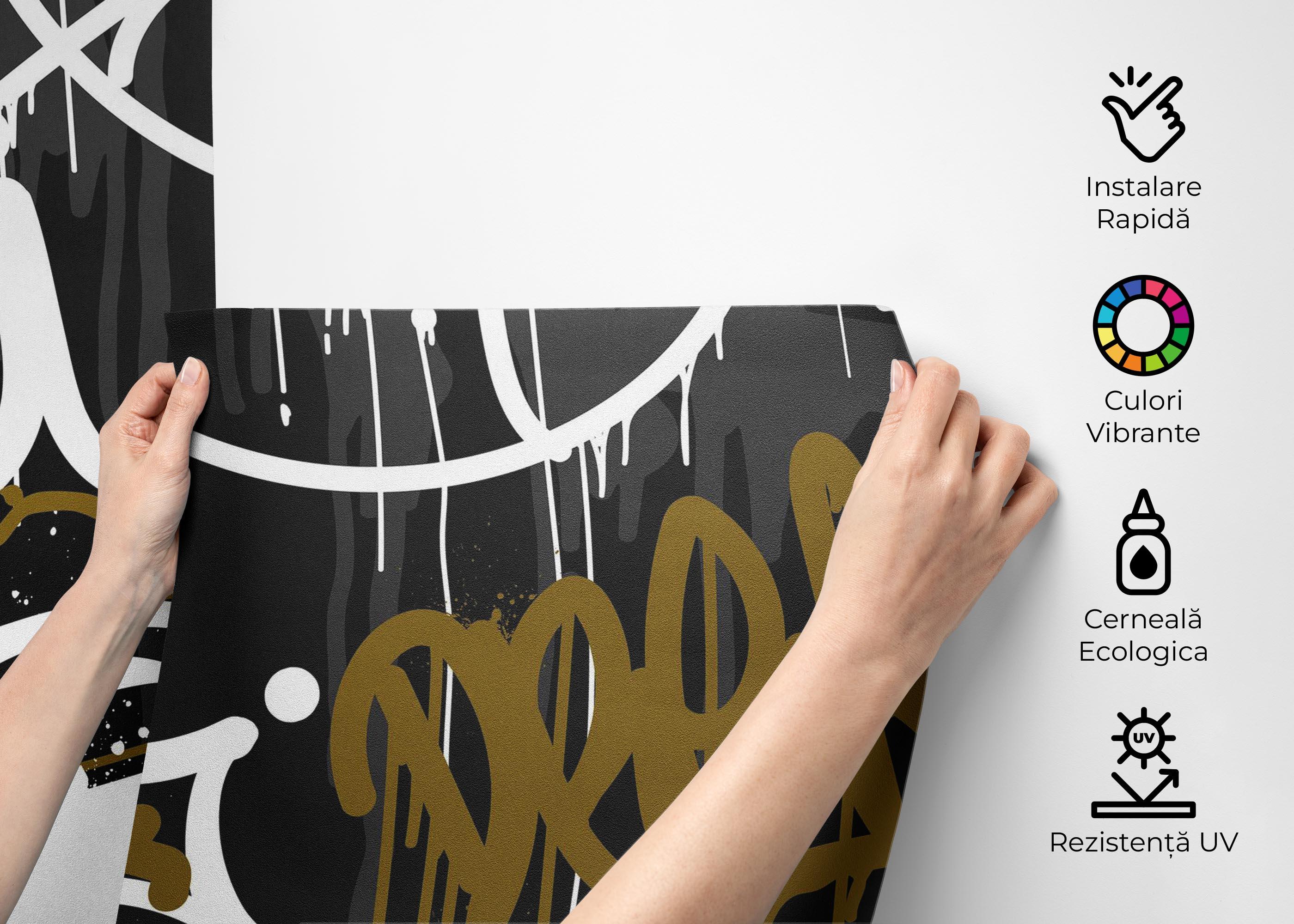 Fototapet Finest Graffiti mockup 2