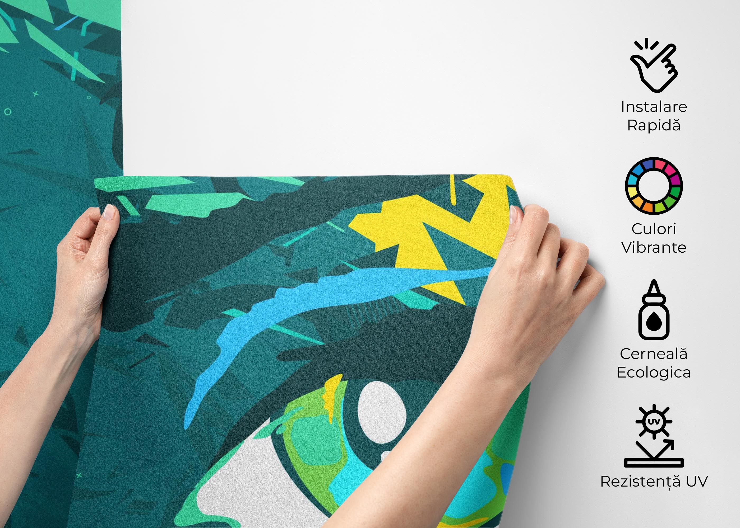 Graffiti Green Eyes mockup 2