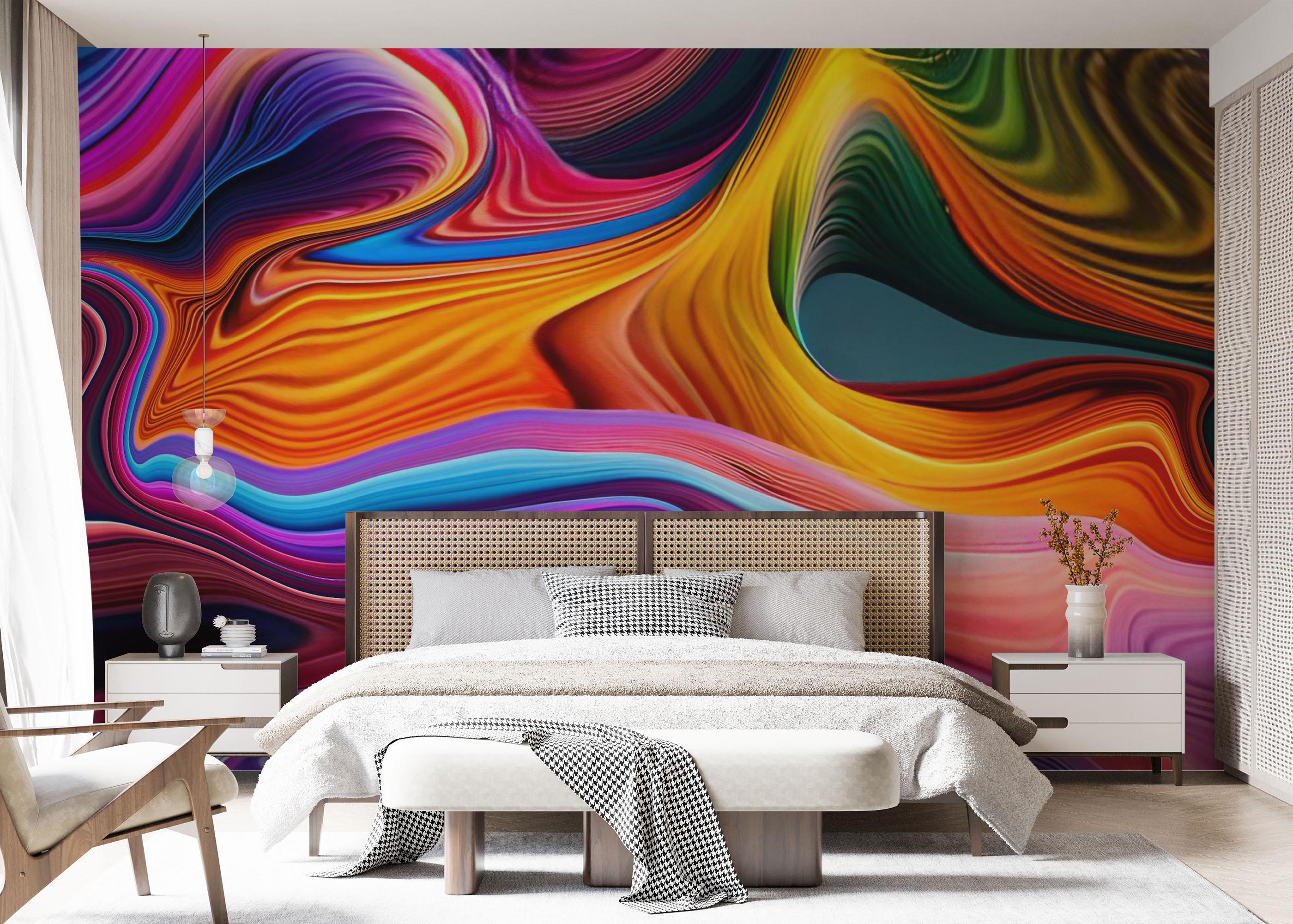 Fototapet Amazing Colorful Marble mockup 7