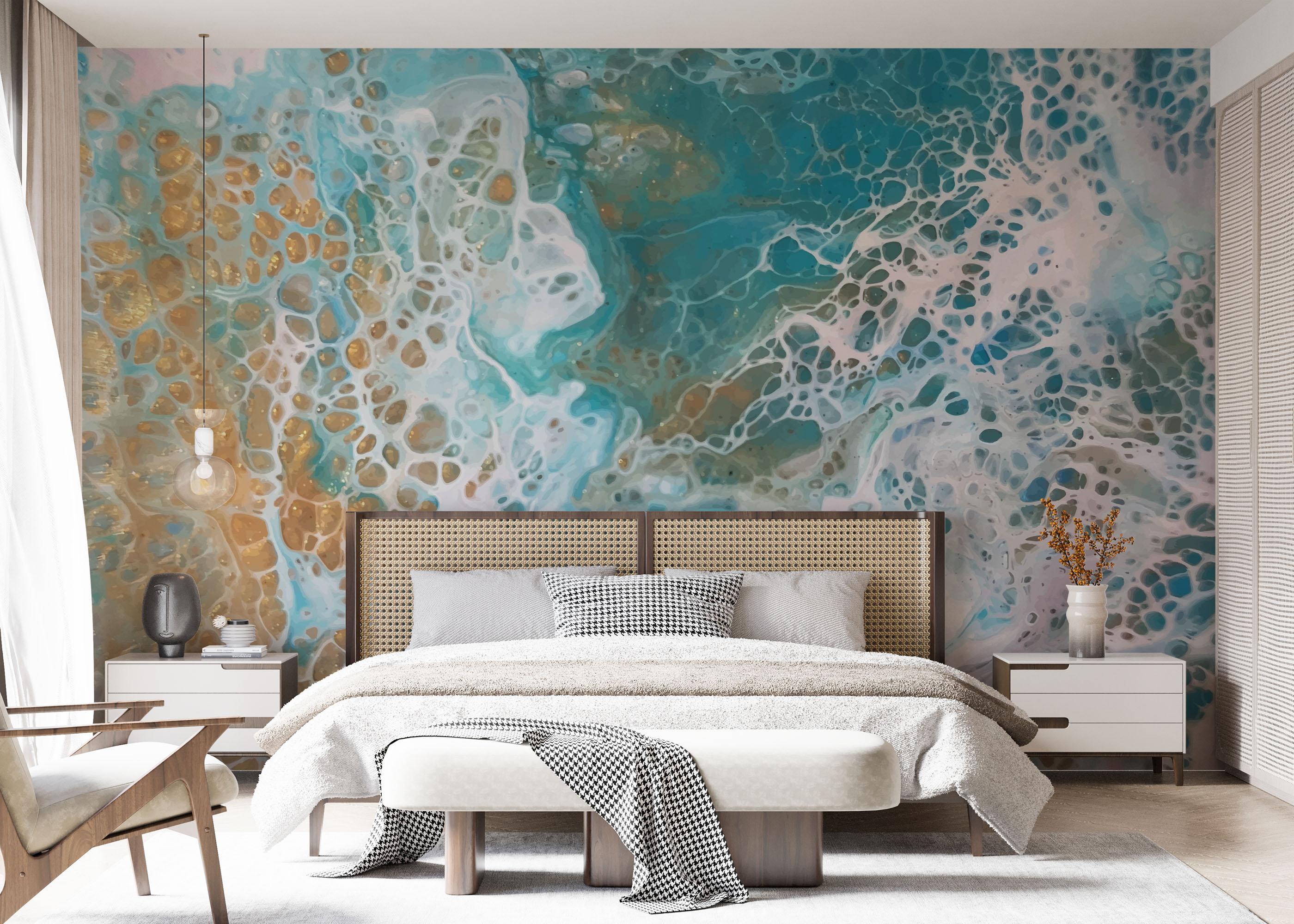 Fototapet Beach Marble Art mockup 7