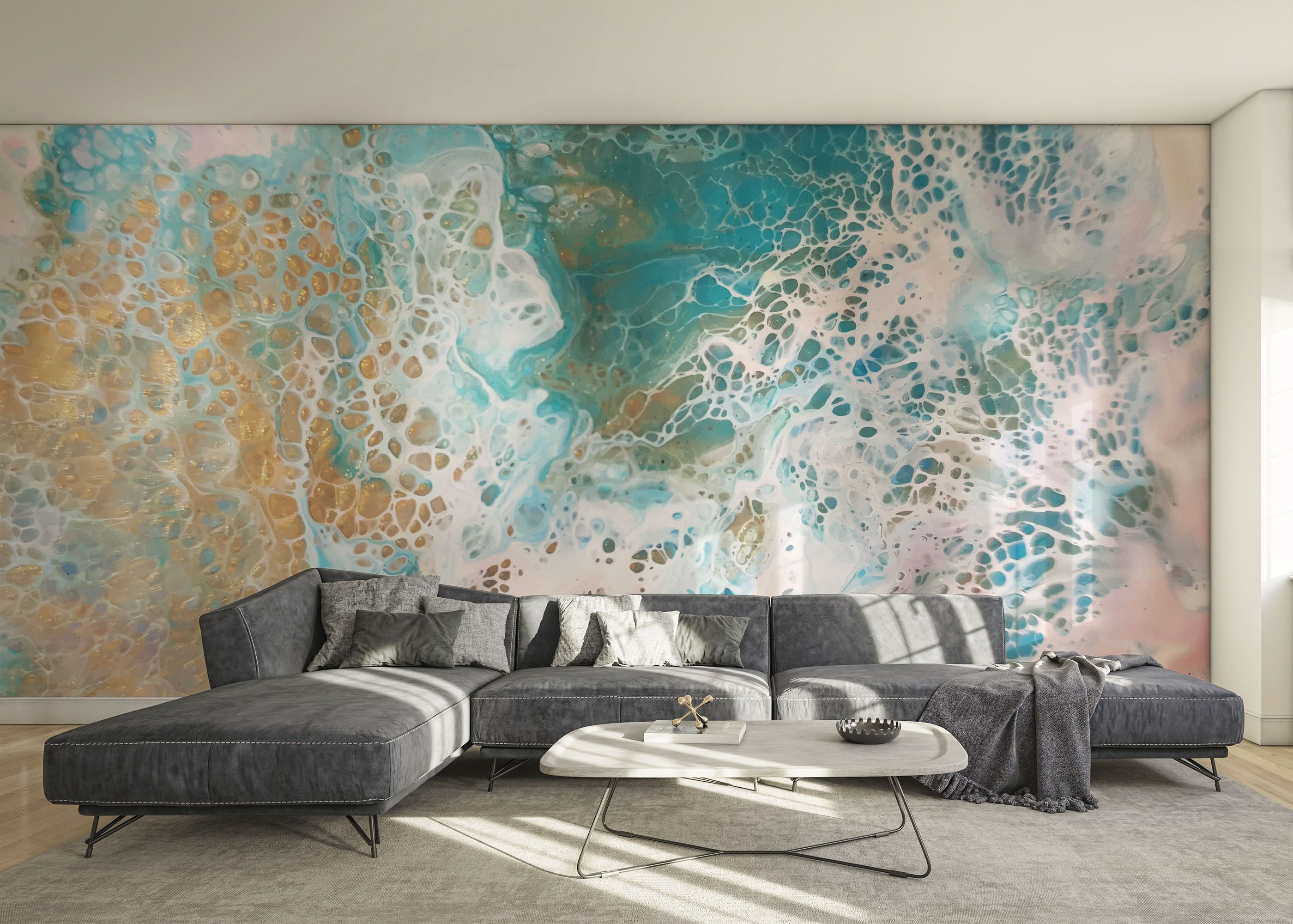 Beach Marble Art mockup 0