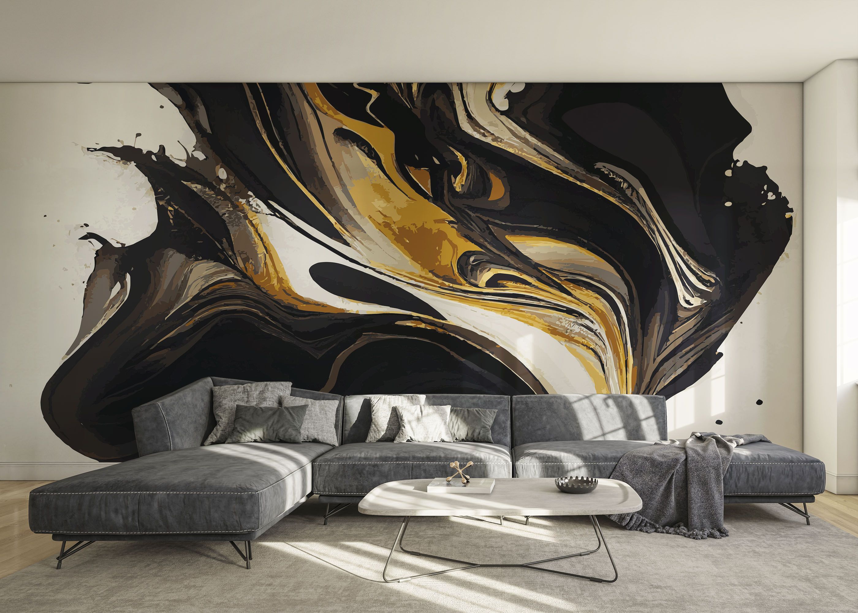 Black Shape Marble mockup 0