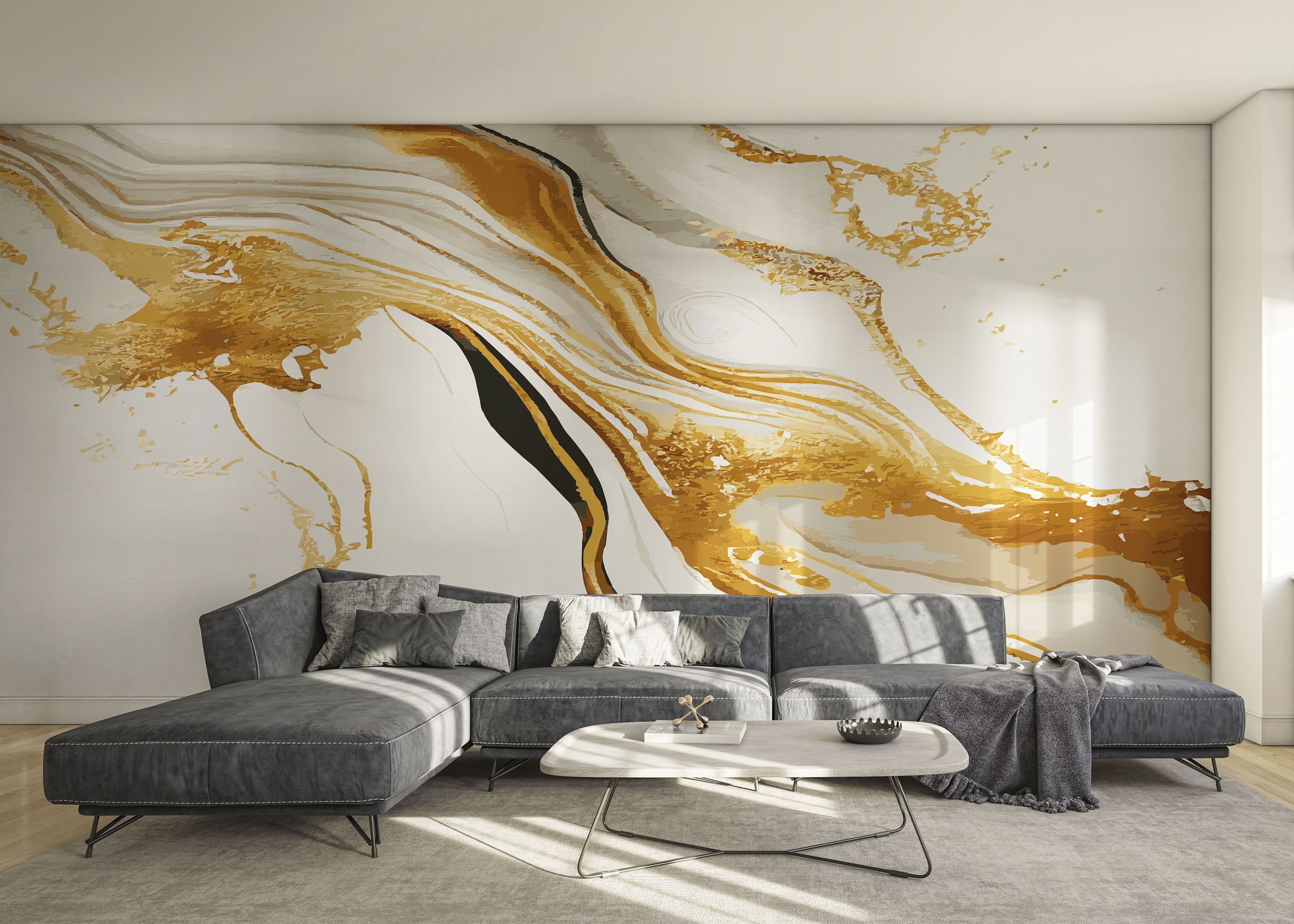 Gold Glitter Marble mockup 0