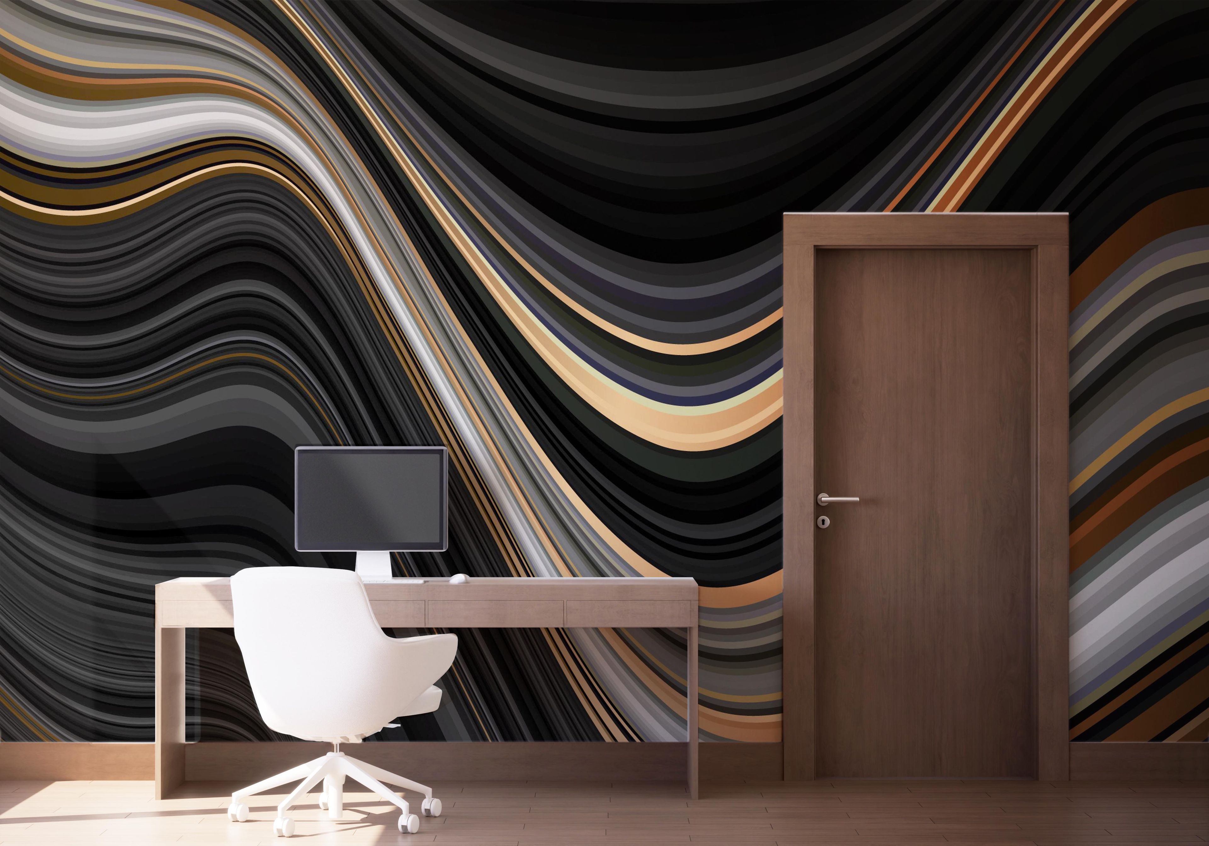 Black Wave Marble mockup 1