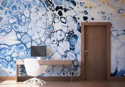 Blue Oil Marble mockup 1