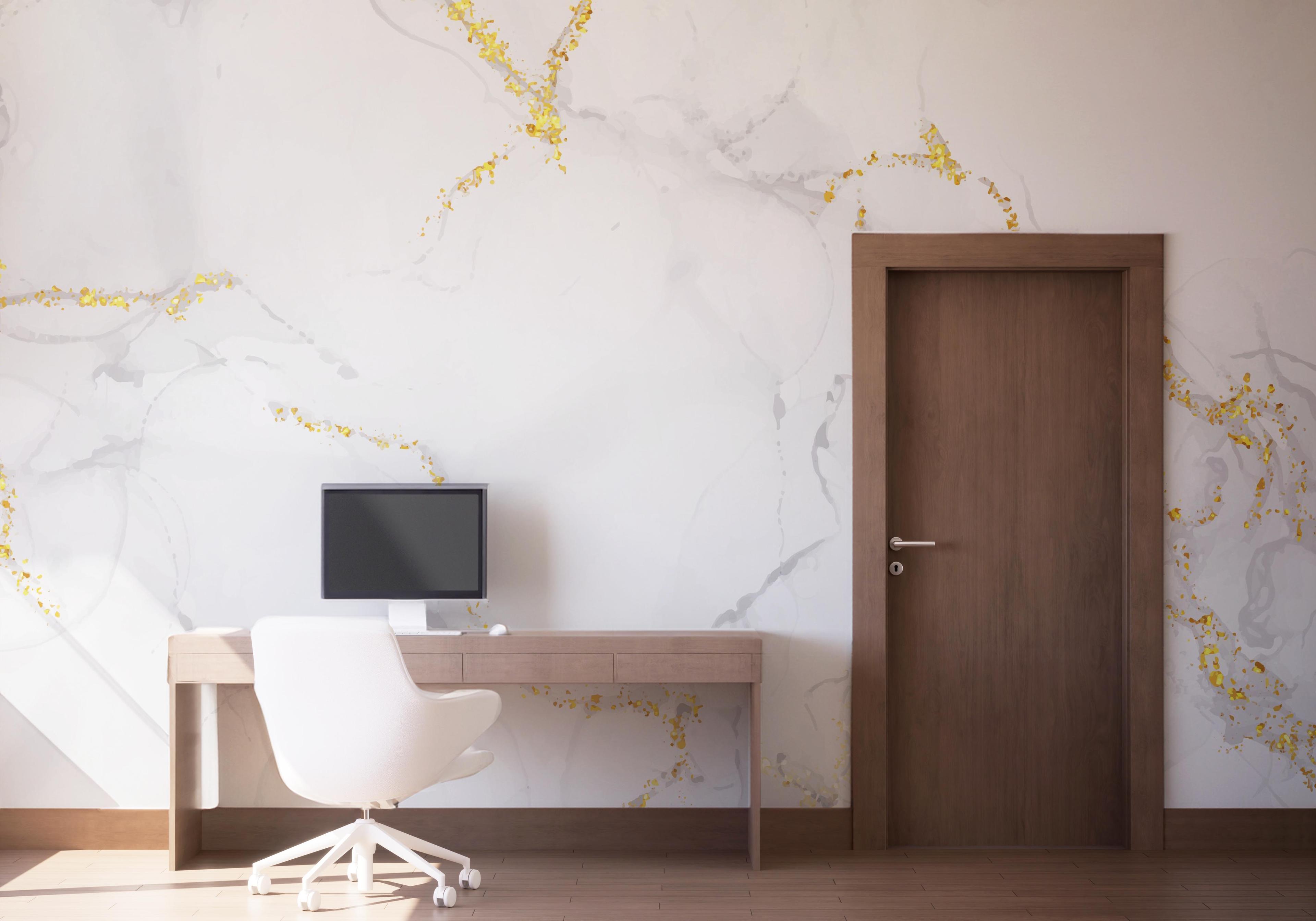 Fototapet Elegant White Marble mockup 1