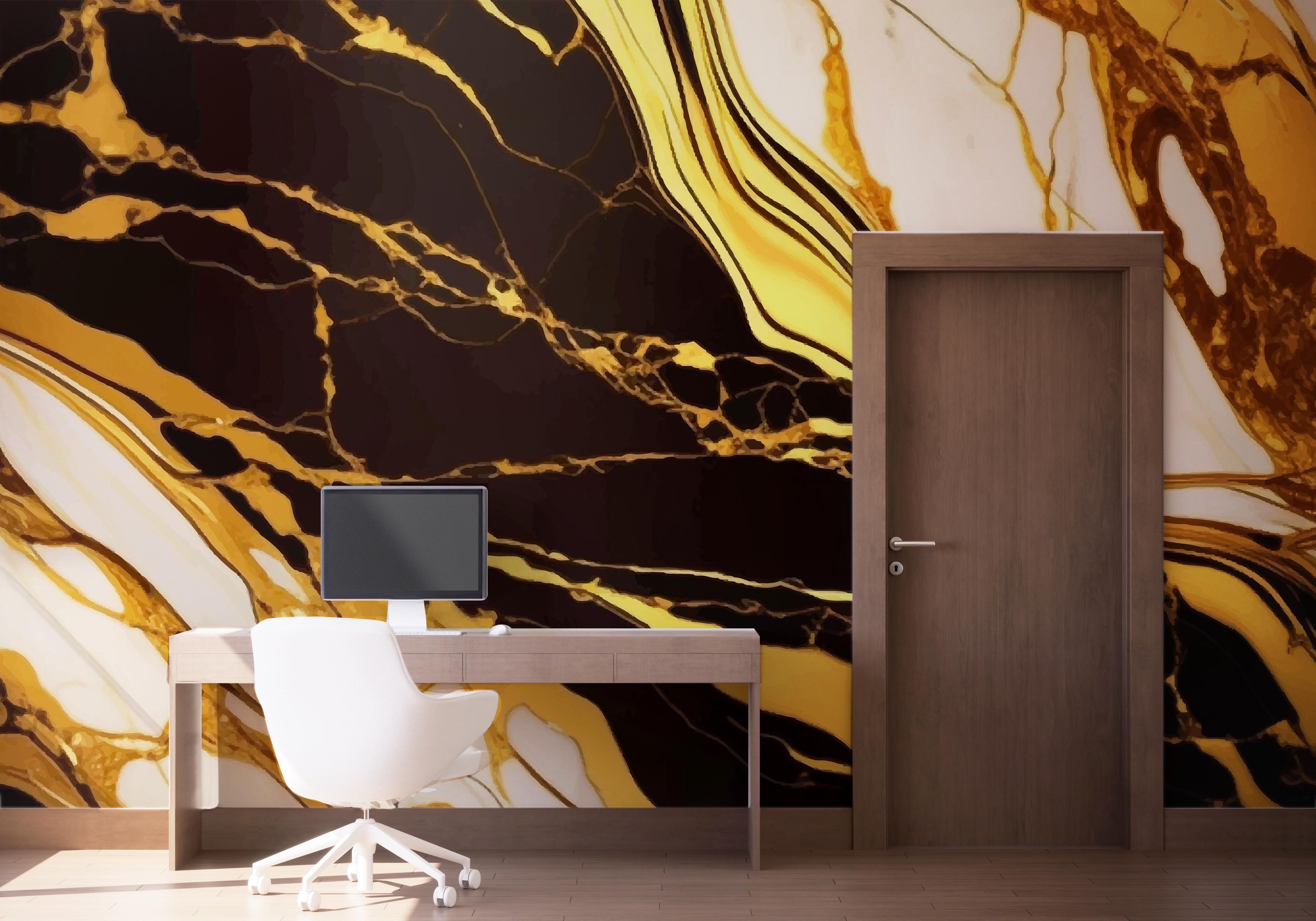 Gold Black Marble mockup 1