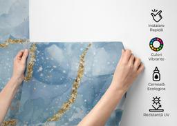 Blue Marble Glitter mockup 2