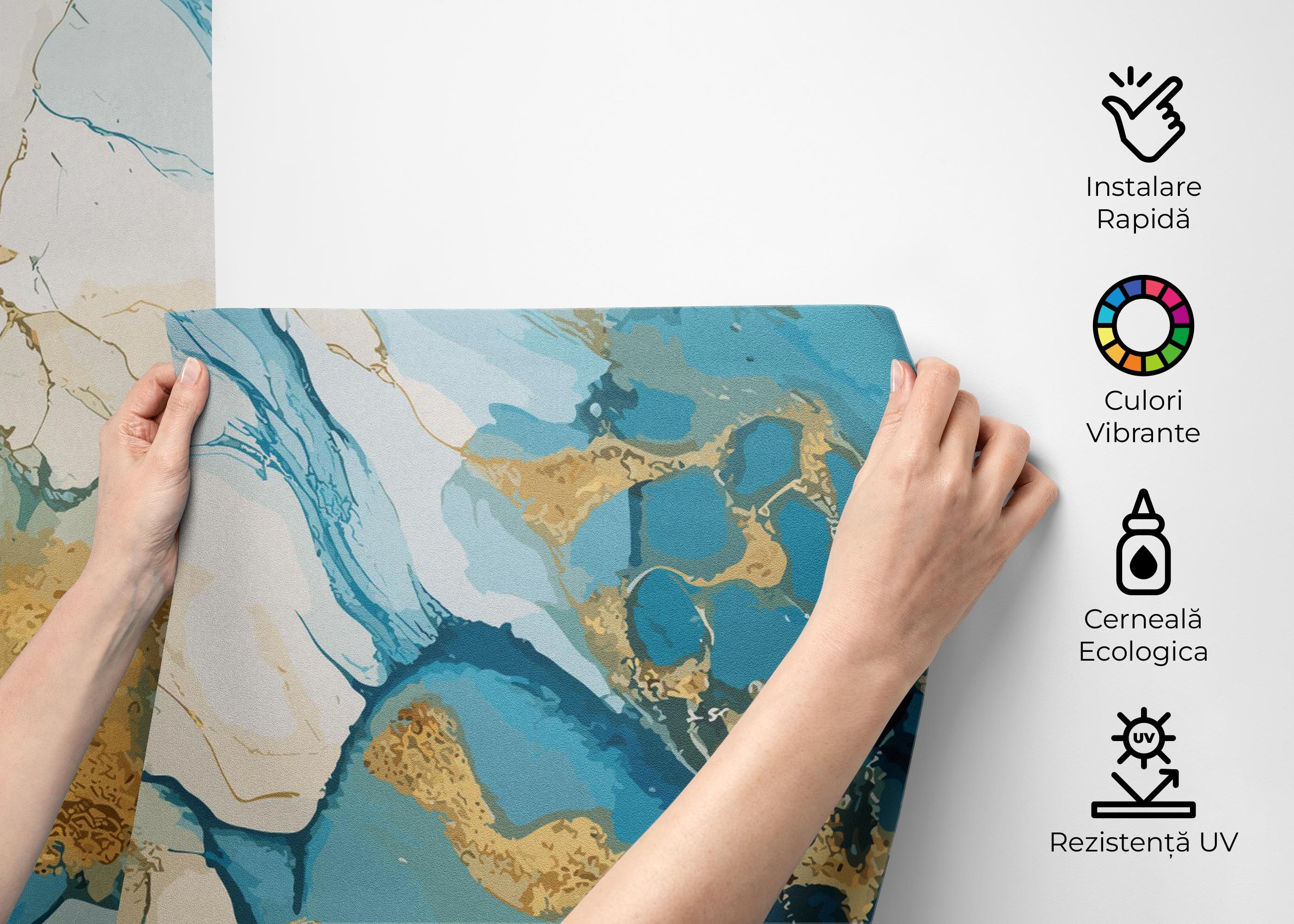 Gold Marble Blue mockup 2