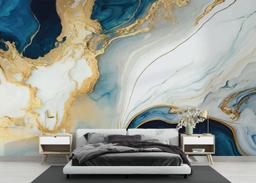 Blue Stone Marble mockup 3