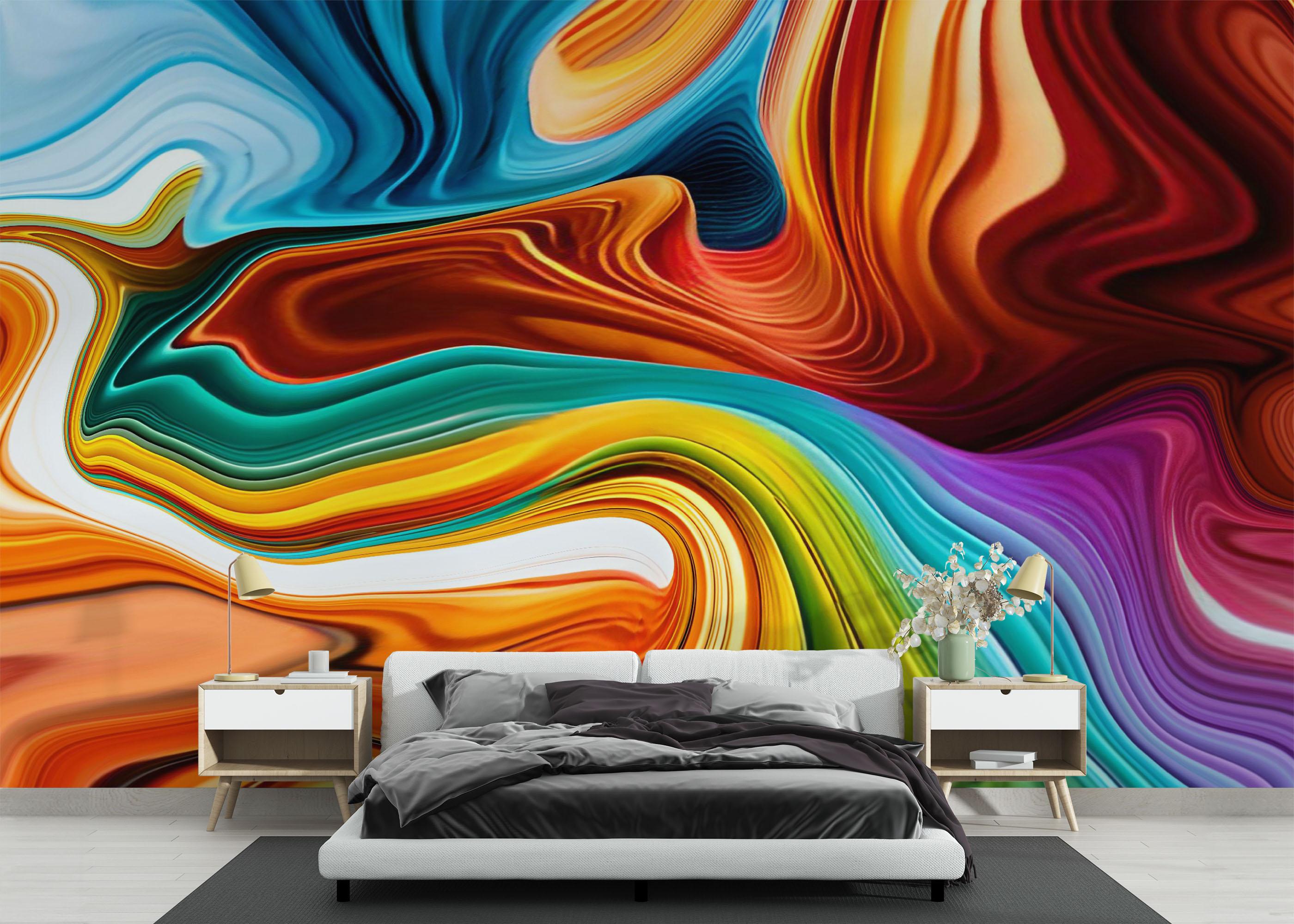 Fototapet Color Art Marble mockup 3