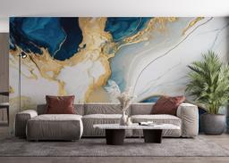 Blue Stone Marble mockup 4