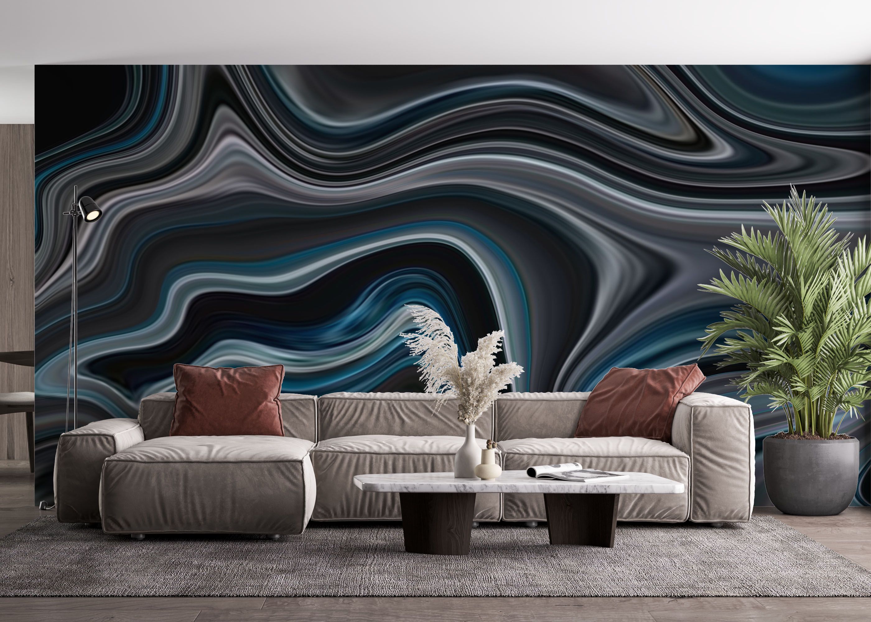 Dark Grey Marble mockup 4