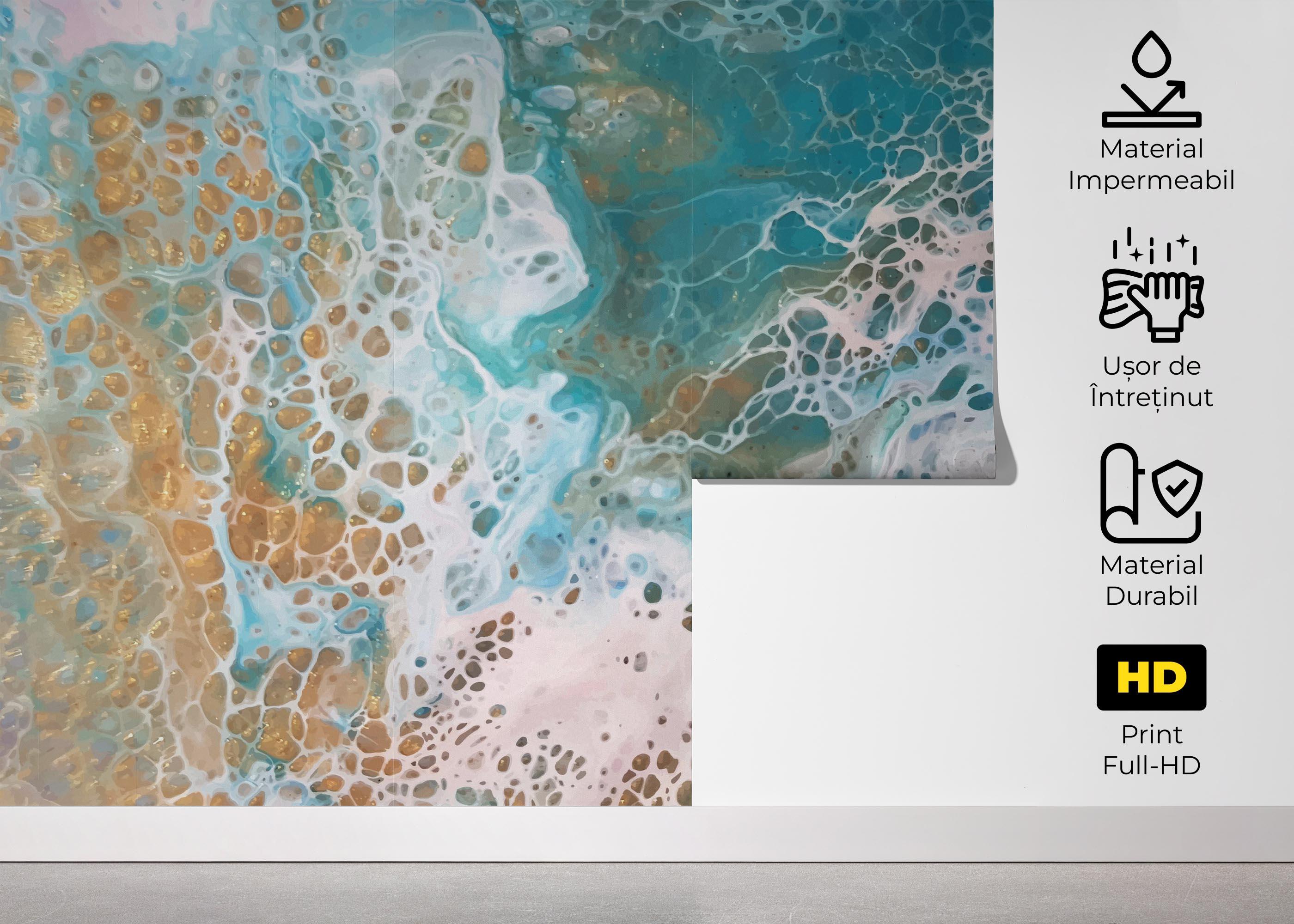 Fototapet Beach Marble Art mockup 5