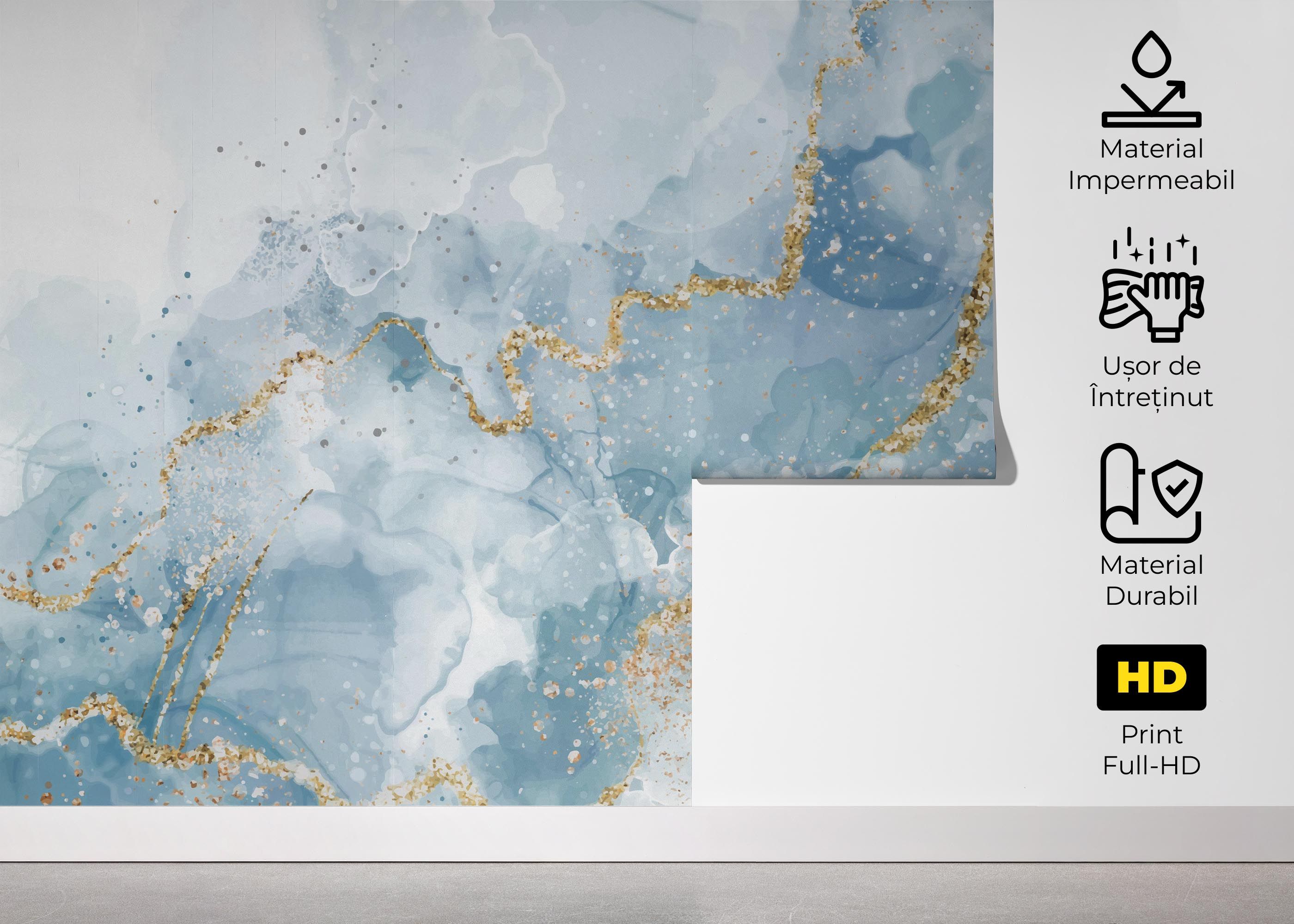 Blue Marble Glitter mockup 5